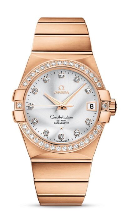 Omega Constellationco-Axial Chronometer 38 Mm Silver