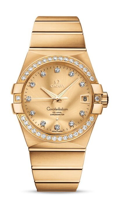 Omega Constellationco-Axial Chronometer 38 Mm Gold