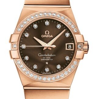 Omega Constellationco-Axial Chronometer 38 Mm Brown