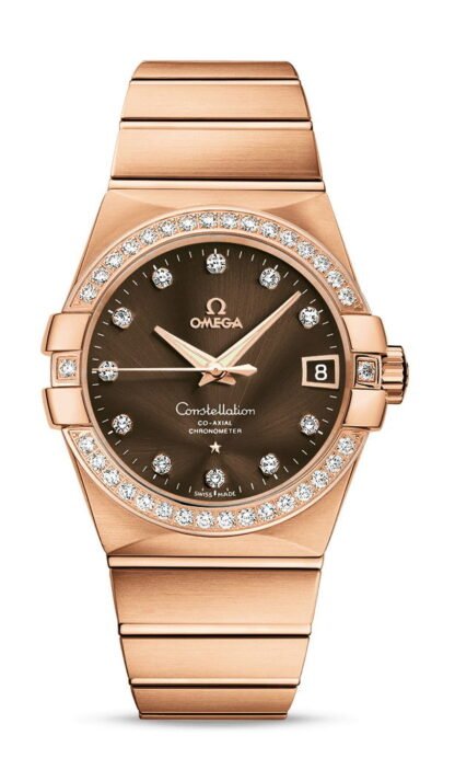 Omega Constellationco-Axial Chronometer 38 Mm Brown
