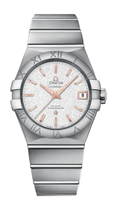 Omega Constellation Co-Axial 38 Mm Silver