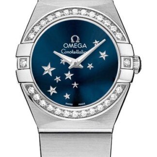 Omega Constellationquartz 24 Mmorbis Constellation Series Star Watch Blue