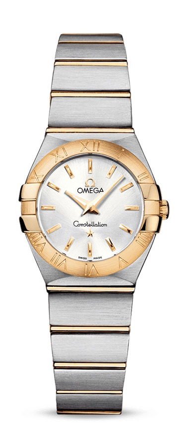 Omega Constellationquartz 24 Mm Silver