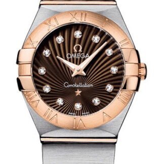 Omega Constellationquartz 24 Mm Brown