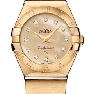 Omega Constellationquartz 24 Mm Gold