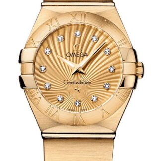 Omega Constellationquartz 24 Mm Gold