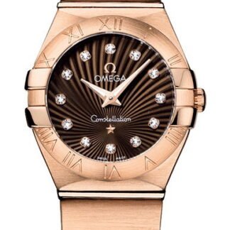 Omega Constellationquartz 24 Mm Brown