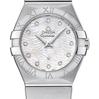 Omega Constellationquartz 27 Mm White