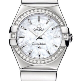 Omega Constellationquartz 27 Mm White