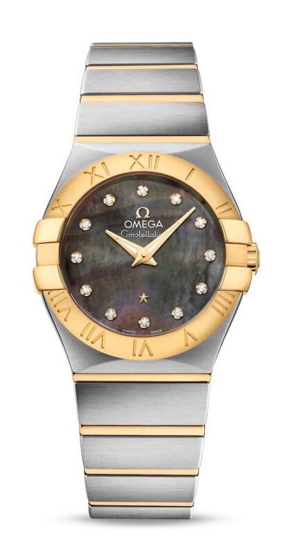 Omega Constellationquartz 27 Mmtahiti Gray