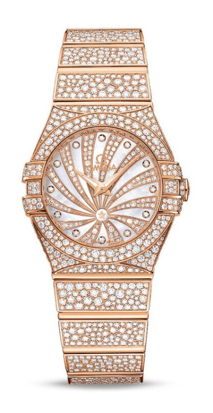 Omega Constellationquartz 27 Mm White