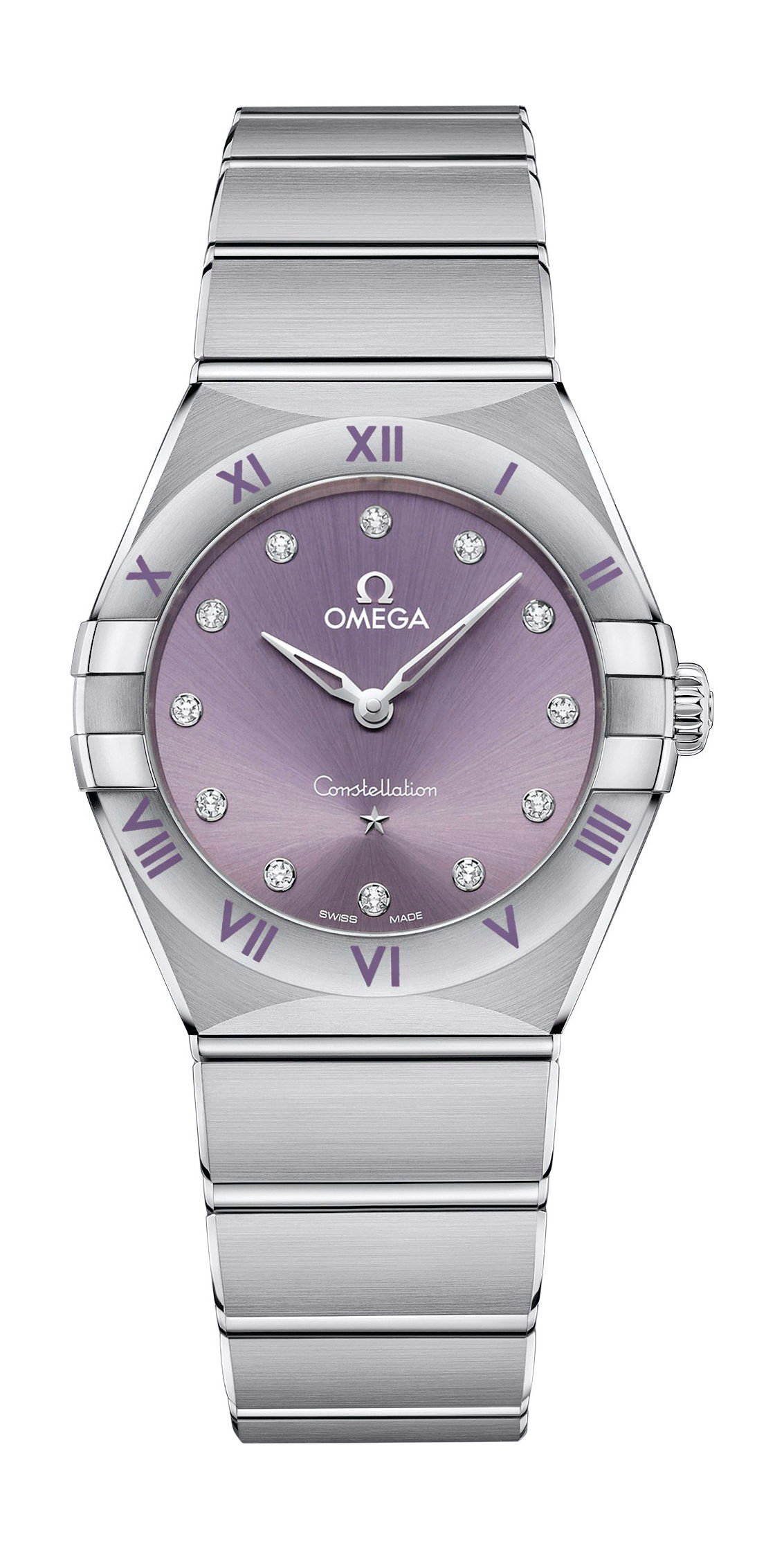 Omega Constellationquartz 28 Mm Purple