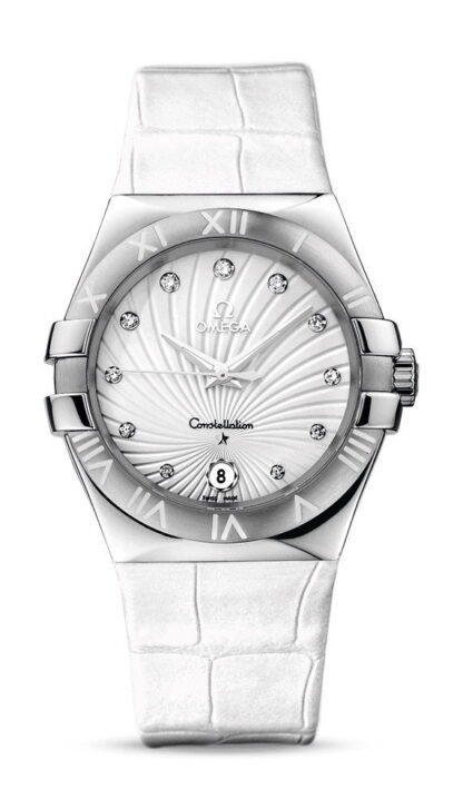 Omega Constellationquartz 35 Mm White