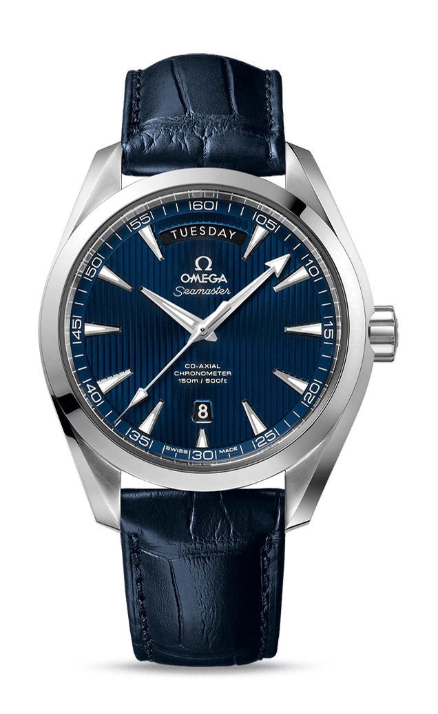 Omega Seamasteraqua Terra 150Mco-Axial Chronometer Day-Date 41.5 Mm Blue