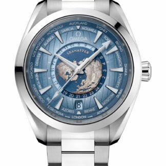 Omega Seamasteraqua Terra 150Mco-Axial Master Chronometer Gmt Worldtimersummer Blue Blue