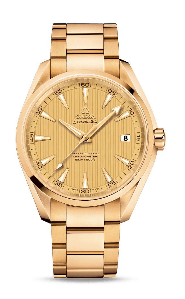 Omega Seamasteraqua Terra 150Mmaster Co-Axial Chronometer 41.5 Mm Gold