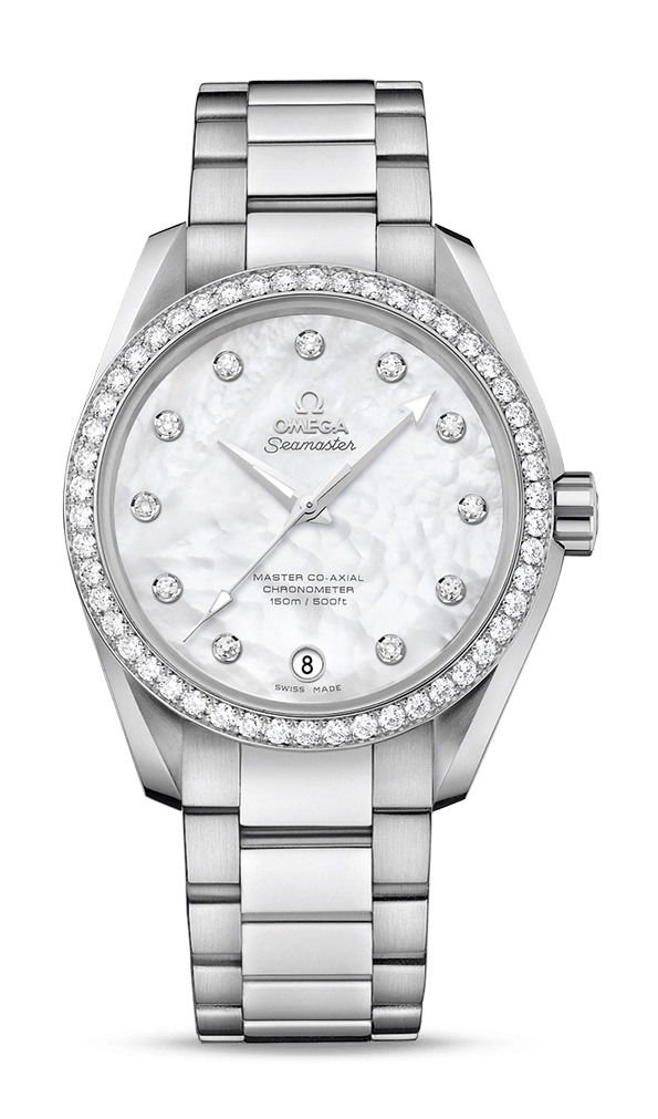Omega Seamasteraqua Terra 150Mmaster Co-Axial Chronometer Ladies' 38.5 Mm White