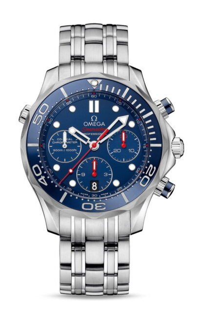 Omega Seamasterdiver 300Mco-Axial Chronometer Chronograph 41.5 Mm Blue