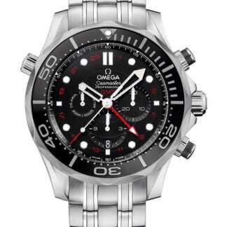 Omega Seamasterdiver 300Mco-Axial Chronometer Gmt Chronograph 44 Mm Black