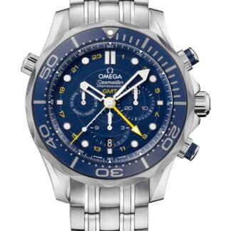 Omega Seamasterdiver 300Mco-Axial Chronometer Gmt Chronograph 44 Mm Blue