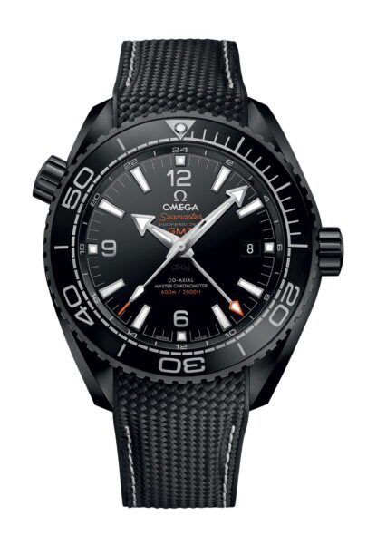 Omega Seamasterplanet Ocean 600Mco-Axial Master Chronometer Gmt 45.5 Mmdeep Black Black