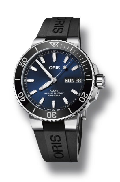 Oris Aquis Big Day Date Blue