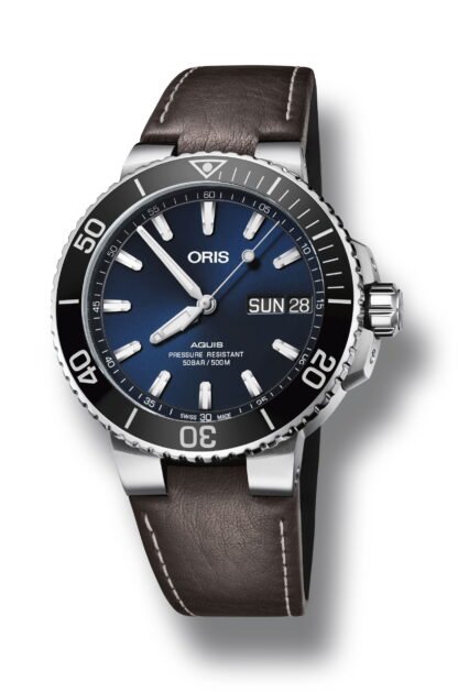 Oris Aquis Big Day Date Blue