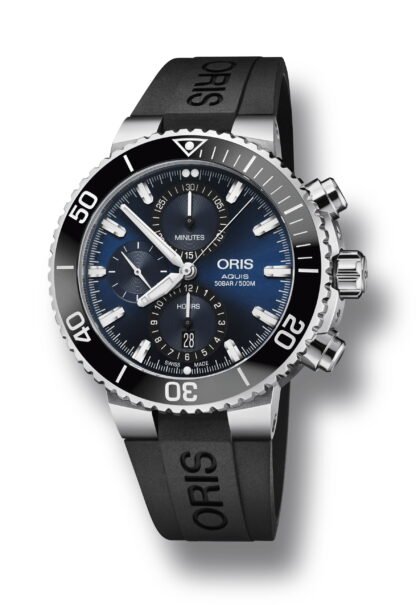 Oris Aquis Chronograph Blue