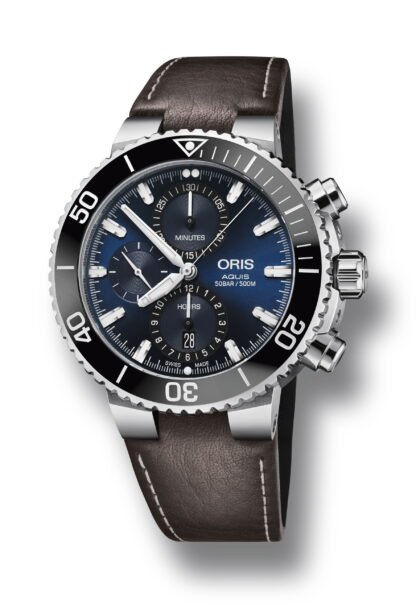 Oris Aquis Chronograph Blue