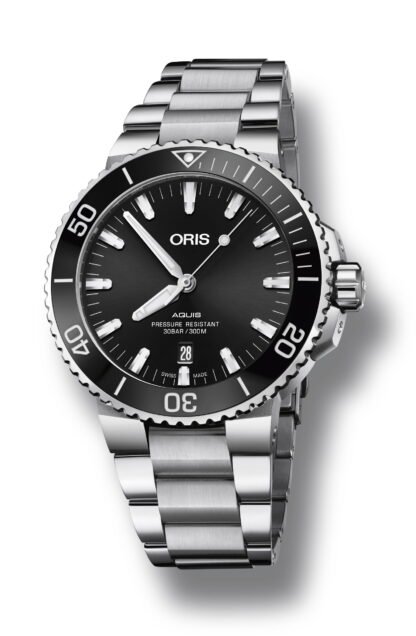 Oris Aquis Date Black