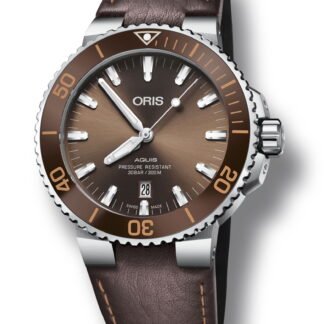 Oris Aquis Date Brown