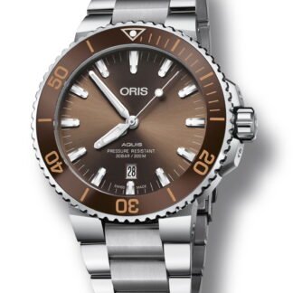Oris Aquis Date Brown