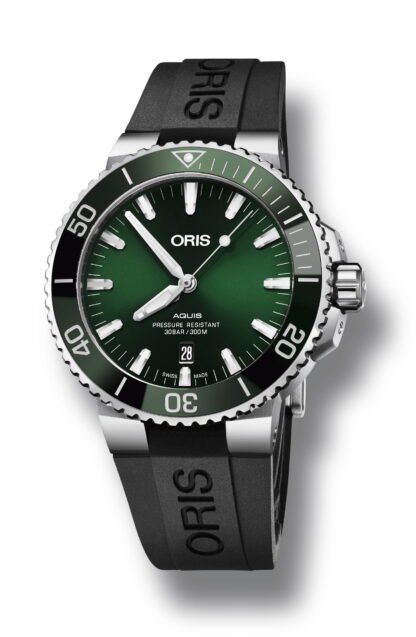 Oris Aquis Date Green