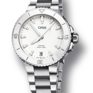 Oris Aquis Date White