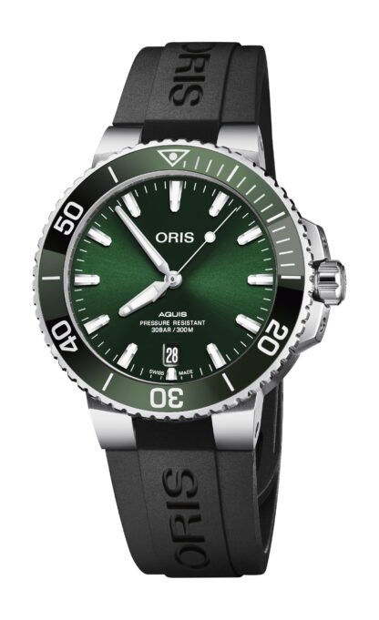 Oris Aquis Date Green