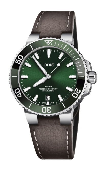 Oris Aquis Date Green