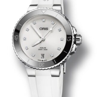 Oris Aquis Date Diamonds White