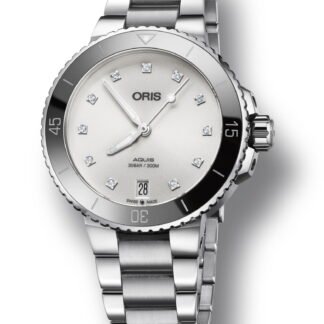 Oris Aquis Date Diamonds White