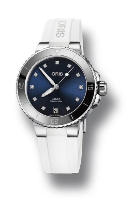 Oris Aquis Date Diamonds Blue