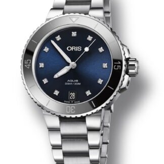 Oris Aquis Date Diamonds Blue