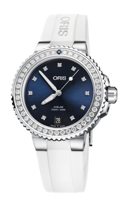 Oris Aquis Date Diamonds Blue