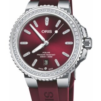 Oris Aquis Date Diamonds Red