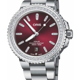 Oris Aquis Date Diamonds Red