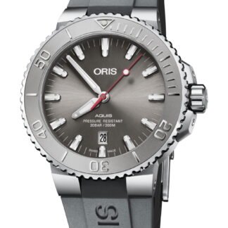 Oris Aquis Date Relief Gray