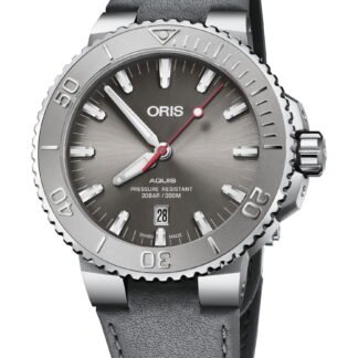 Oris Aquis Date Relief Gray