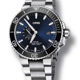 Oris Aquis Small Second, Date Blue