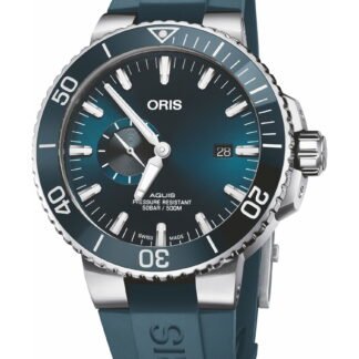 Oris Aquis Small Second Date Blue