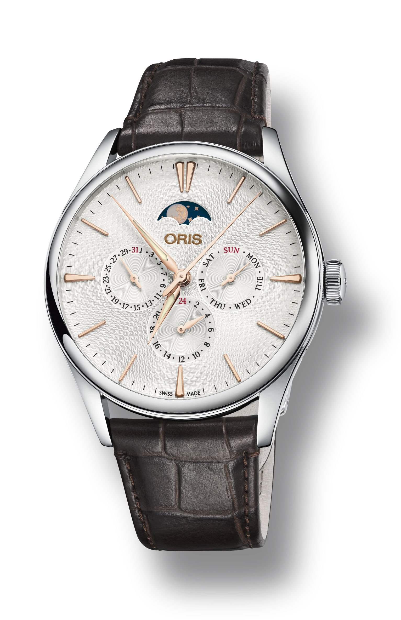 Oris Artelier Complication Silver
