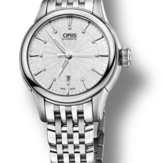 Oris Artelier Date Diamonds Silver
