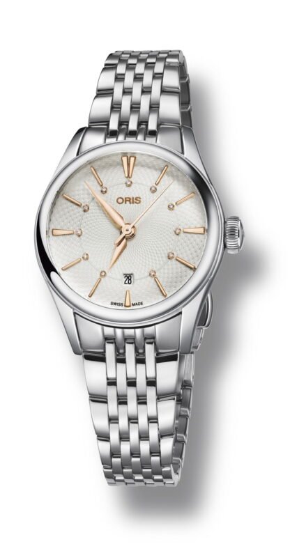 Oris Artelier Date Diamonds Silver